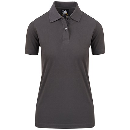 ORN Raven Ladies Polo Shirt, Graphite, 16