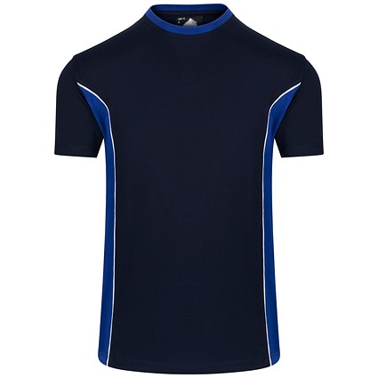 ORN Silverswift Unisex T-Shirt, Navy Blue/Royal Blue, XL
