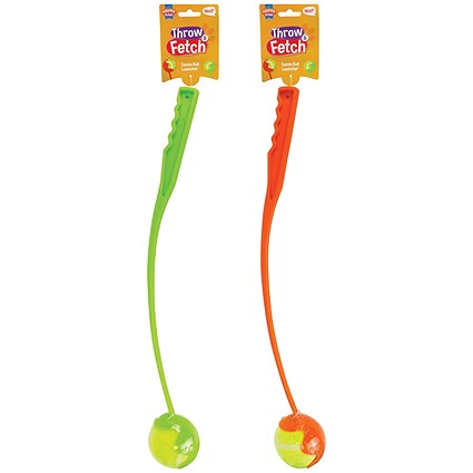 Dog Tennis Ball Launcher Large 470mm Assorted Pack of 12