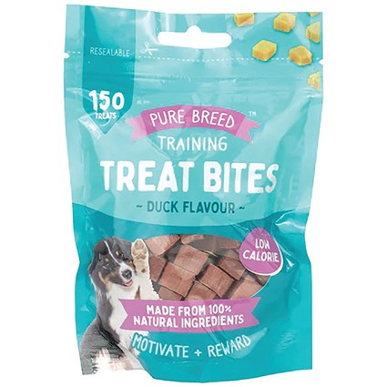 Dog Training Treats Duck Cubes 100g Pack of 12