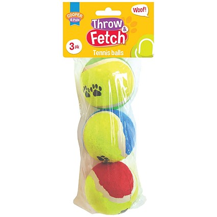 Fetch Em Tennis Balls x3 Pack of 24