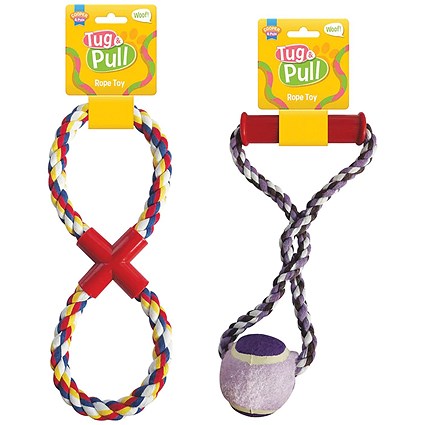 Durable and Strong Dog Rope Toy Assorted Pack of 24