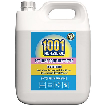 1001 Professional Urine Odour Destroyer 5L Pack of 2