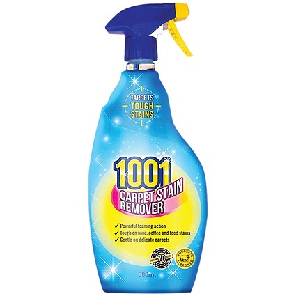 1001 Carpet Stain Remover Spray 500ml Pack of 6