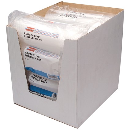 GoSecure Bubble Wrap Roll Medium 500mmx3m Clear (Pack of 10) PB02287 GoSecure Bubble Wrap Roll Medium 500mmx3m Clear (Pack of 10) PB02287
