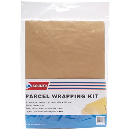 GoSecure Parcel Wrapping Kit (Pack of 10) PB02291
