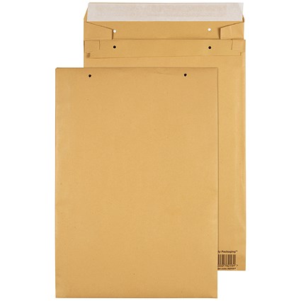 GoSecure Manilla B4 Gusset Pocket Envelope 140gsm (Pack of 100) REPDB4