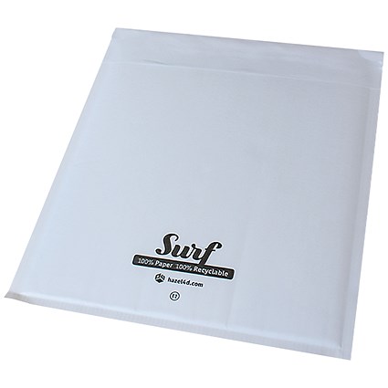 GoSecure Size K7 Surf Paper Mailer, 350mmx470mm, White, Pack of 100