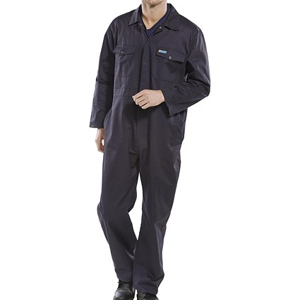 Beeswift Boilersuit, Navy Blue, 42