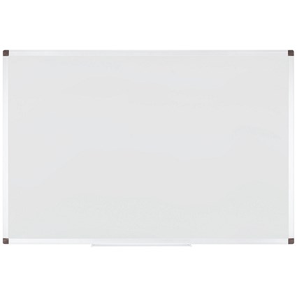 Bi-Office Ayda BioFusion Magnetic Whiteboard, 1500x1000mm, Ceramic Surface, Natural Aluminium Frame with Coconut Biocomposites