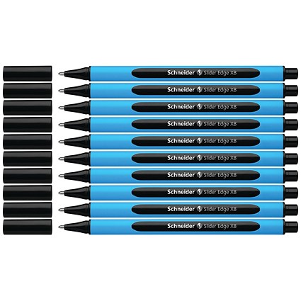 Schneider Slider Edge XB Ballpoint Pen Black Pack of 10