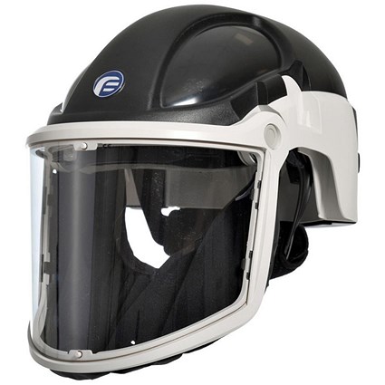 PureFlo Pf3000 Black Hard Hat Clear Visor P3 PAPR