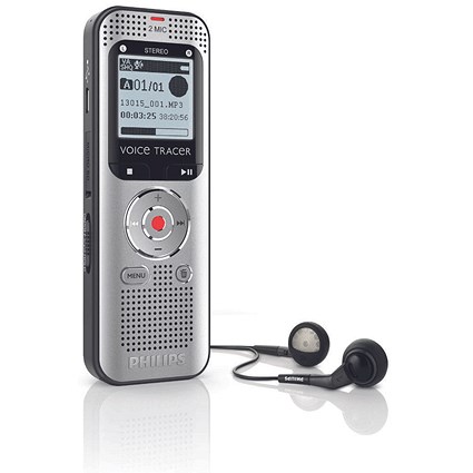 Philips Voice Tracer Stereo Digital Recorder 4GB DVT2000