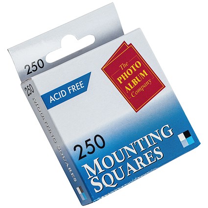 Photo Mounting Squares White (Pack of 250)