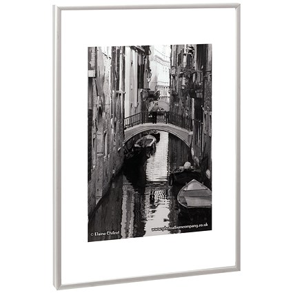 Photo Frame Clip In Aluminium with Clear Front - A1