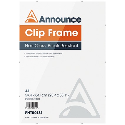 Announce Metal Clip Frame A1 Announce Metal Clip Frame A1