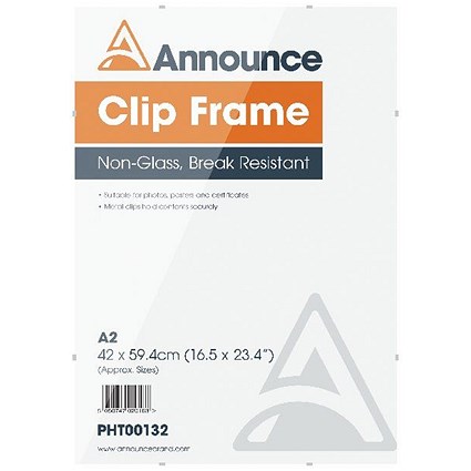 Announce Metal Clip Frame A2