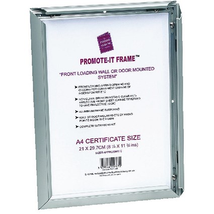 Photo Promote It Frame A1 Aluminium (Non-glass break-resistant cover)