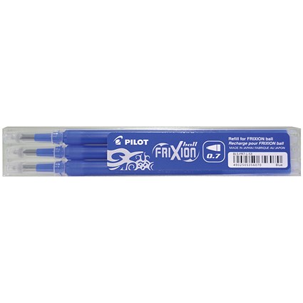Pilot FriXion Rollerball Pen Refill Medium Blue (3 Pack)