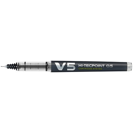 Pilot V5 Cartridge Rollerball Pen Fine Line Black (10 Pack)