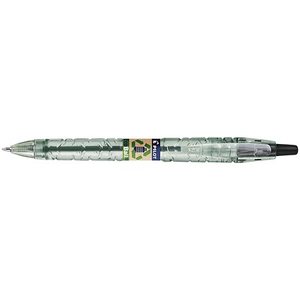 Pilot B2P Ecoball Ballpoint Pen/Refill, Black, Pack of 10 pens and 10 refills