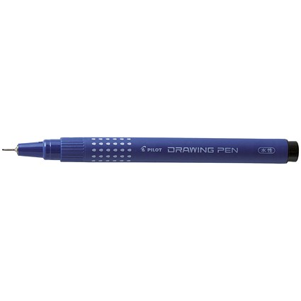 Pilot 02 Drawing Pen 0.35mm Black (Pack of 12)