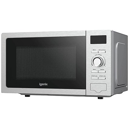Igenix Digital Microwave 800W 20 Litre Stainless Steel
