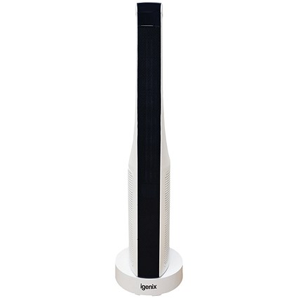 2kW PTC Ceramic Tower Fan Heater White