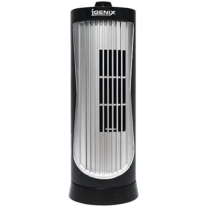 Igenix 12 Inch Mini Tower Fan Black