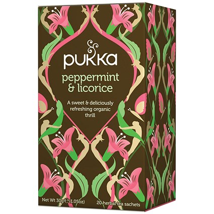 Pukka Peppermint and Liquorice Tea - Pack of 20