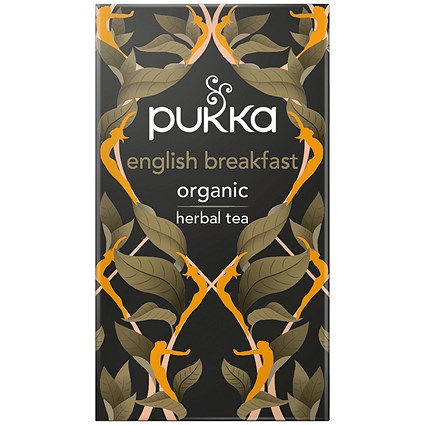 Pukka Elegant English Breakfast Fairtrade Tea, Pack of 20 Pukka Elegant English Breakfast Fairtrade Tea, Pack of 20