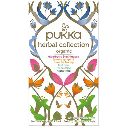 Pukka Herbal Tea Collection, Pack of 20