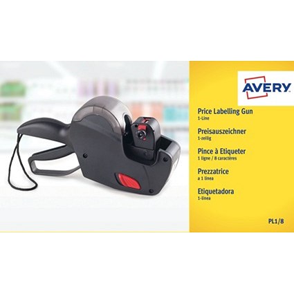Avery Labelling Gun 1-Line for Maximum 8 Characters - PL1/8