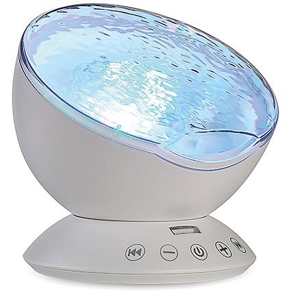Ocean Wave Projector Lamp, White