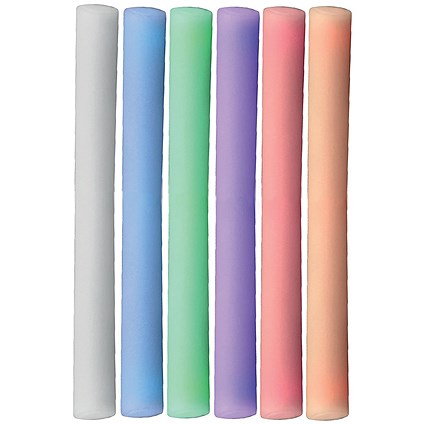 Light Up Sensory Soft Foam Batons, 6 LED Light Modes, 400mm, Pack of 6