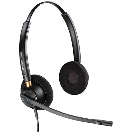 Poly Encorepro HW520 Customer Service Binaural Headset Noise-Cancelling 89434-02