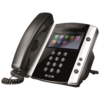 Polycom VVX 601 IP Phone 16 Line LCD Black 2200-48600-025