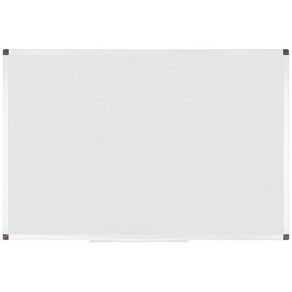 Bi-Office Ayda BioFusion Magnetic Whiteboard, 1500x1000mm, Lacquered Steel Surface, Natural Aluminium Frame with Coconut Biocomposites