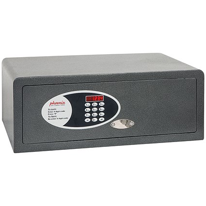 Phoenix Dione Hotel Security Safe with Electronic Lock Graphite SS0311E