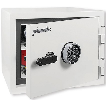 Phoenix Fortress Pro Safe Size 1 Electronic Lock 23 Litres White SS1461E