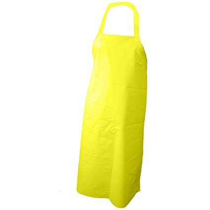 Beeswift Nyplax Apron, Yellow, 48” x 36”, Pack of 10