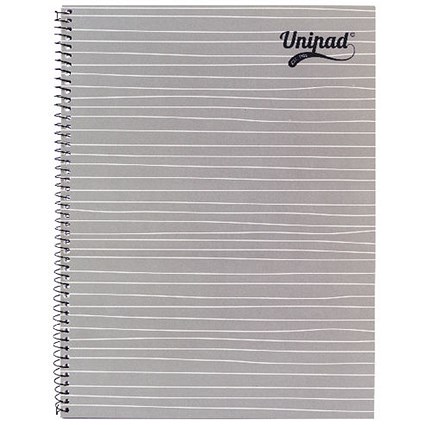 Pukka Pad Unipad Wirebound Notebook, A4, Ruled with Margin, 160 Pages, Assorted Colours, Pack of 12