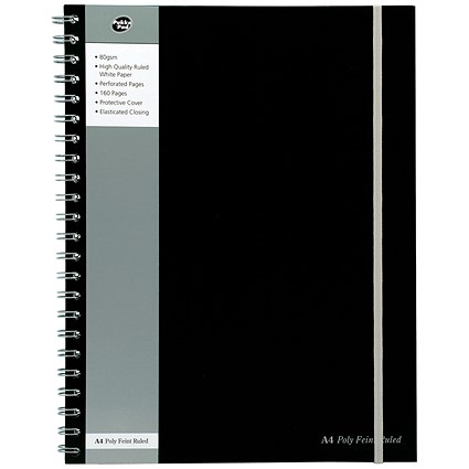Pukka Pad Polypropylene Ruled Jotta Notebook A4 (3 Pack)