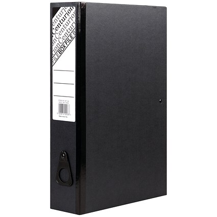 Centurion Box File Black (Pack of 10)