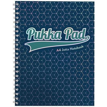 Pukka Glee Jotta Pad Dark Blue A4 (Pack of 3)