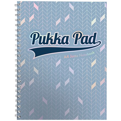 Pukka Pad Glee Jotta Notebook Light Blue A4 (Pack of 3)