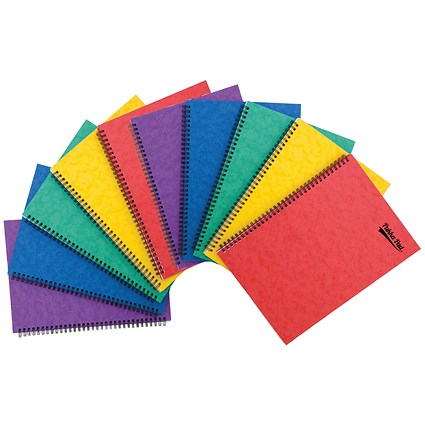 Pukka Pad Notemakers Wirebound Notebook, A4, Ruled, 120 Pages, Assorted Colours, Pack of 10 Pukka Pad Notemakers Wirebound Notebook, A4, Ruled, 120 Pages, Assorted Colours, Pack of 10