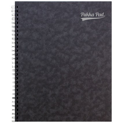 Pukka Notemakers Sidebound A4 Black (Pack of 10)