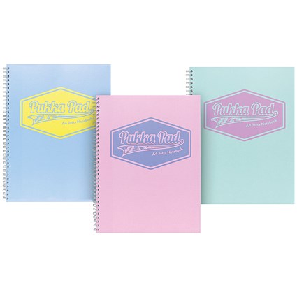 Pukka Pad Pastel Jotta Pad A4 (3 Pack)