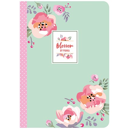 Pukka Pad Blossom Stitched Exercise Book A5 (Pack of 6) 86520-BLO